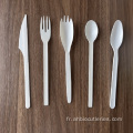 Cutlery Eco Pla de qualité durable cuillère en plastique jetable